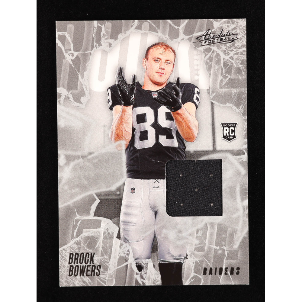 Brock Bowers 2024 Absolute Rookie Force Jerseys #25 RC at PristineAuction.com