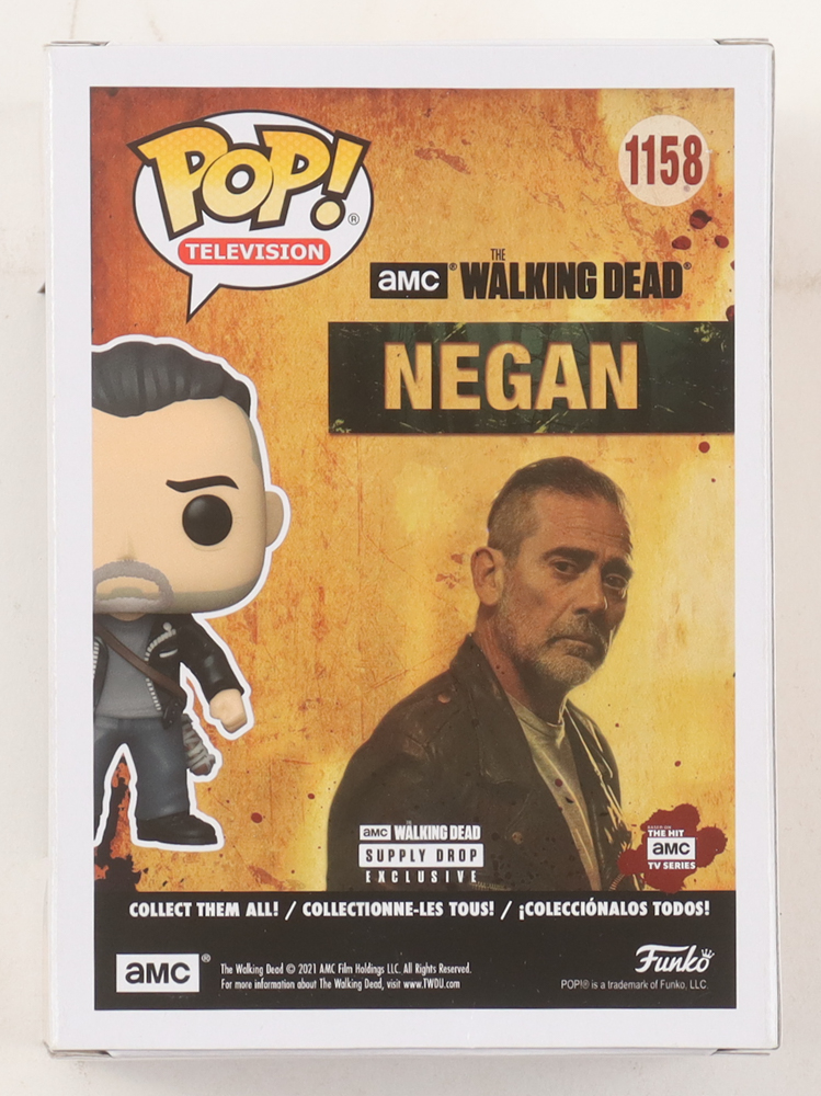 Jeffrey Dean Morgan Signed "The Walking Dead" #1158 Negan Funko Pop! Vinyl Figure (ACOA) at PristineAuction.com Jeffrey Dean Morgan Signed "The Walking Dead" #1158 Negan Funko Pop! Vinyl Figure (ACOA) at PristineAuction.com