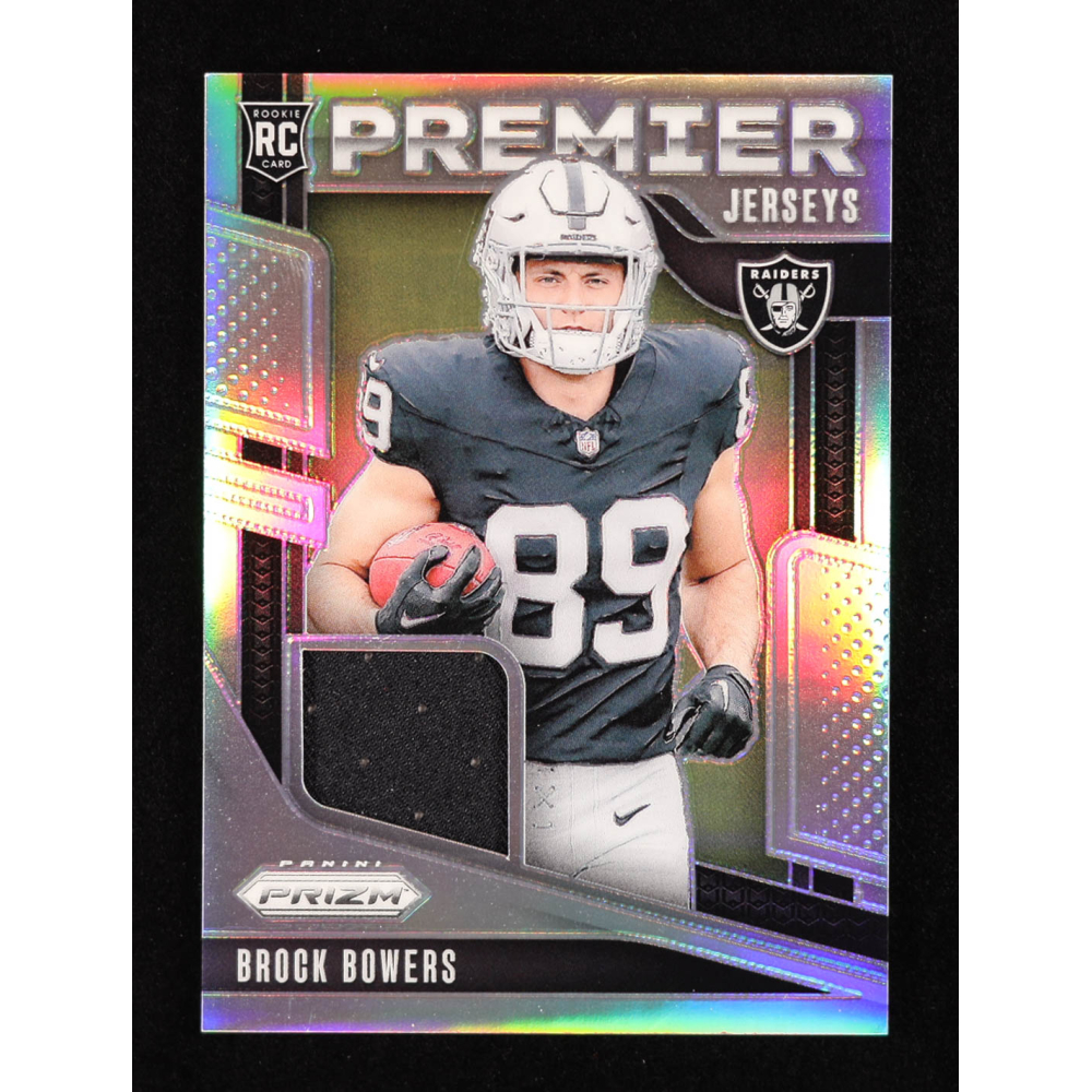 Brock Bowers 2024 Panini Prizm Premier Jerseys #3 RC at PristineAuction.com