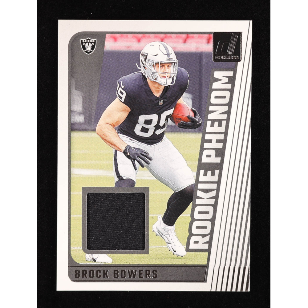 Brock Bowers 2024 Donruss Rookie Phenom Jerseys #20 RC at PristineAuction.com