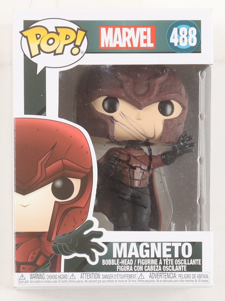 Michael Fassbender Signed "Marvel" #488 Magneto Bobble-Head Funko Pop! Vinyl Figure (ACOA) at PristineAuction.com Michael Fassbender Signed "Marvel" #488 Magneto Bobble-Head Funko Pop! Vinyl Figure (ACOA) at PristineAuction.com