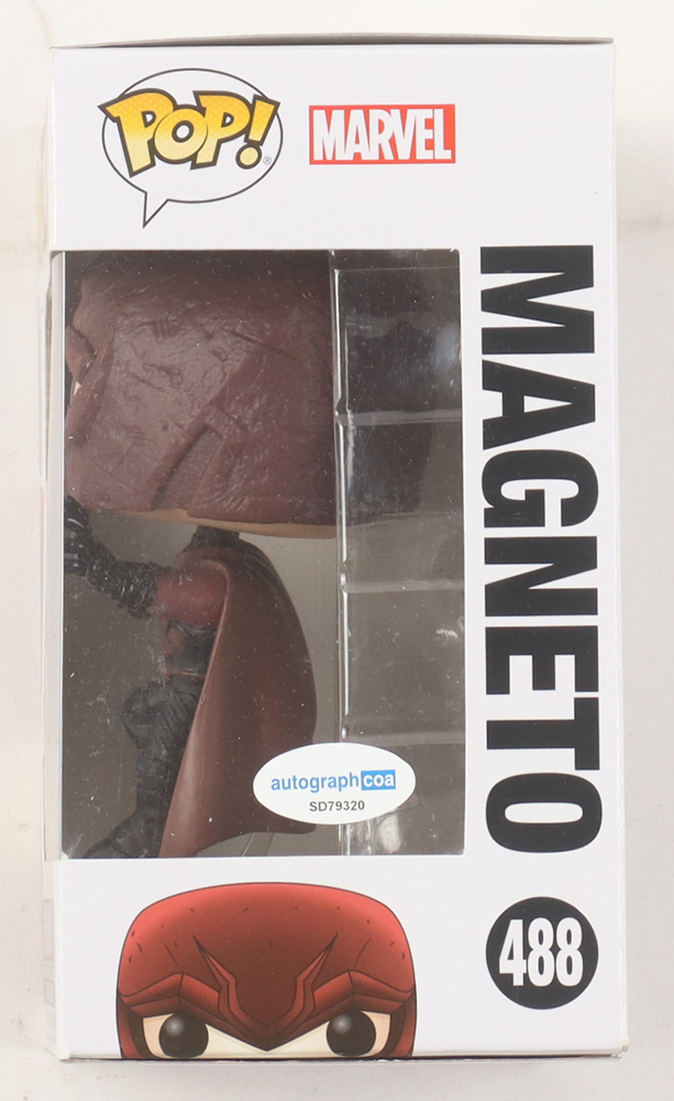 Michael Fassbender Signed "Marvel" #488 Magneto Bobble-Head Funko Pop! Vinyl Figure (ACOA) at PristineAuction.com Michael Fassbender Signed "Marvel" #488 Magneto Bobble-Head Funko Pop! Vinyl Figure (ACOA) at PristineAuction.com