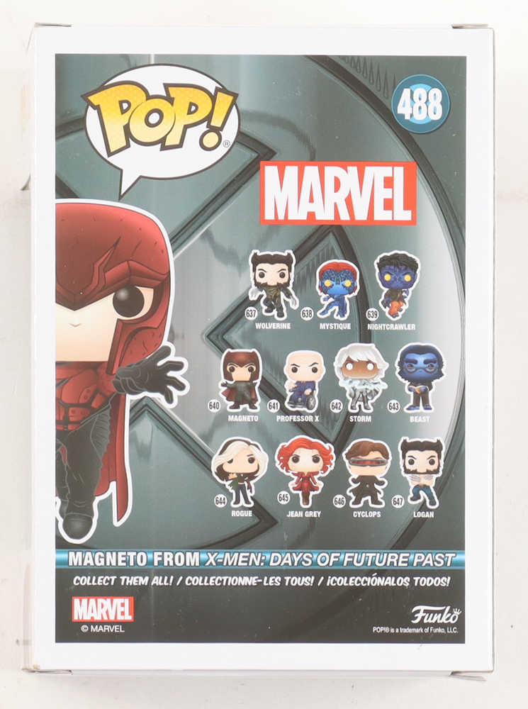 Michael Fassbender Signed "Marvel" #488 Magneto Bobble-Head Funko Pop! Vinyl Figure (ACOA) at PristineAuction.com Michael Fassbender Signed "Marvel" #488 Magneto Bobble-Head Funko Pop! Vinyl Figure (ACOA) at PristineAuction.com