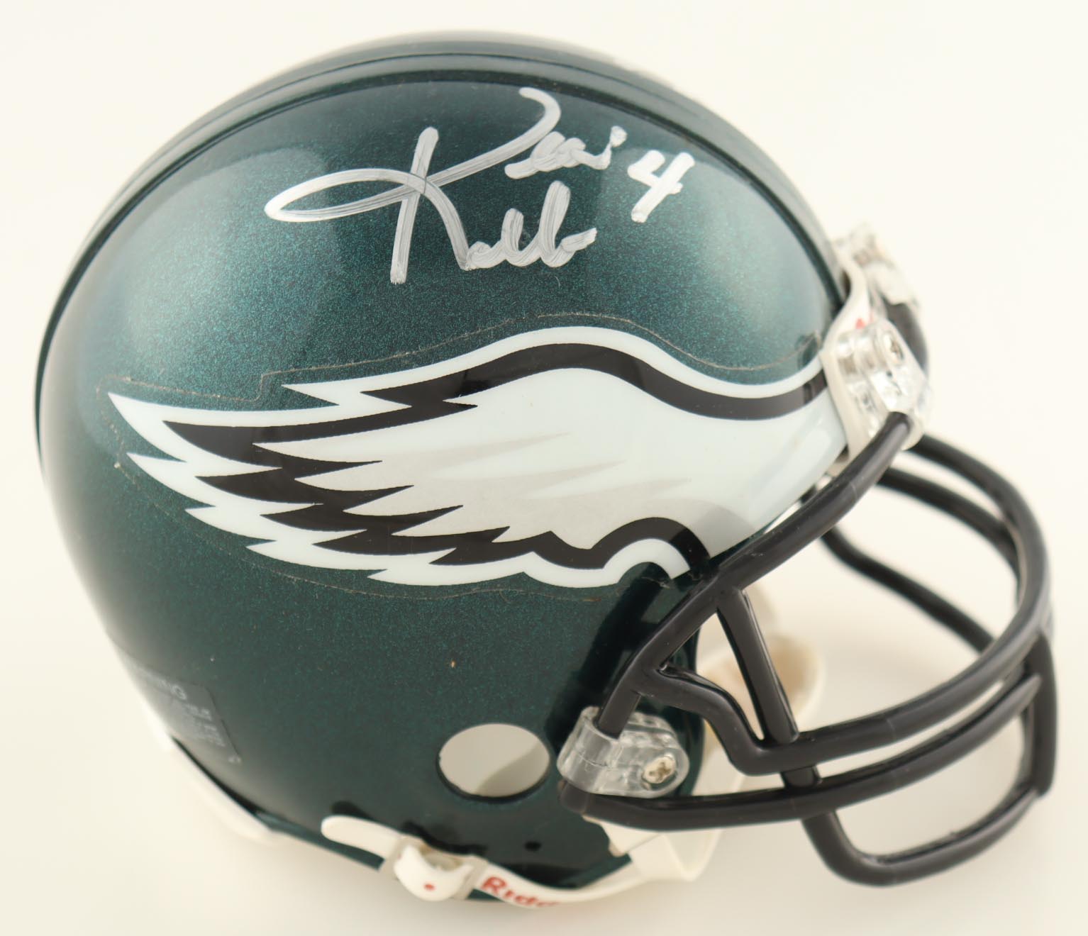 DeSean Jackson & Kevin Kolb Signed Eagles Speed Mini Helmet (PSA) at PristineAuction.com DeSean Jackson & Kevin Kolb Signed Eagles Speed Mini Helmet (PSA) at PristineAuction.com
