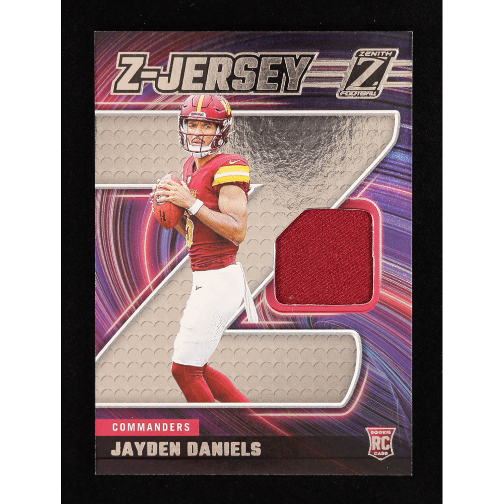 Jayden Daniels 2024 Zenith Z Jersey #3 RC at PristineAuction.com