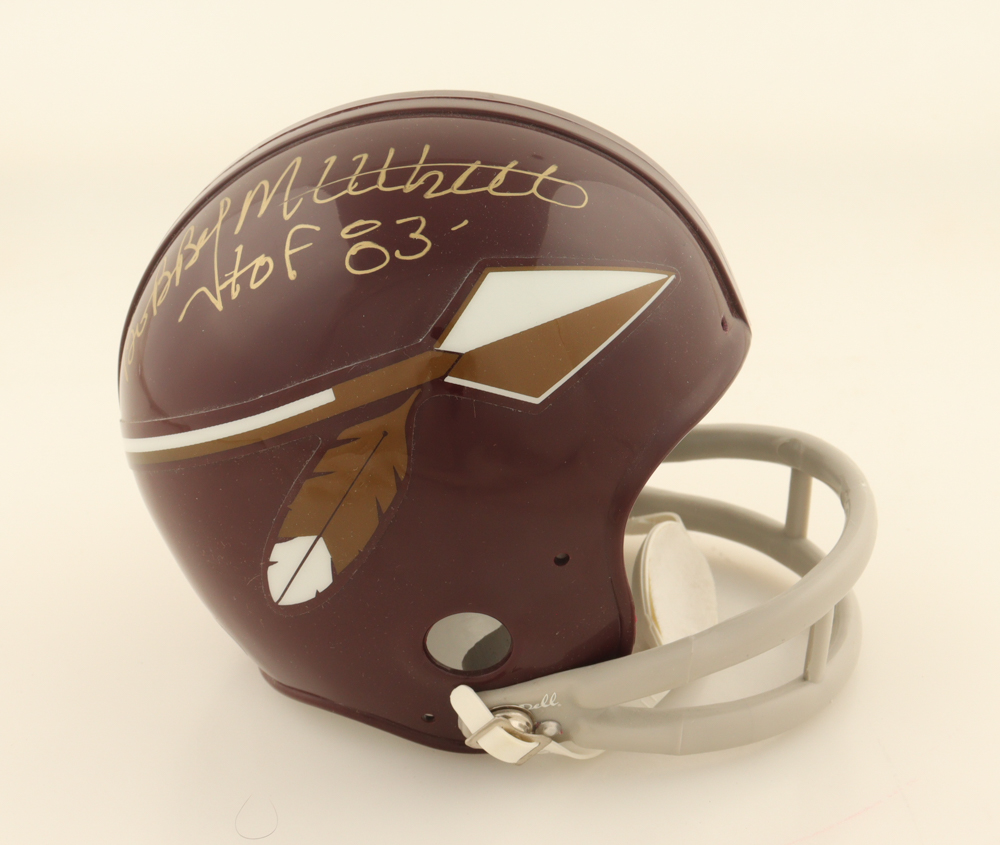 Bobby Mitchell Signed Florida State Seminoles Mini Helmet Inscribed "HOF 83" (PSA) at PristineAuction.com Bobby Mitchell Signed Florida State Seminoles Mini Helmet Inscribed "HOF 83" (PSA) at PristineAuction.com