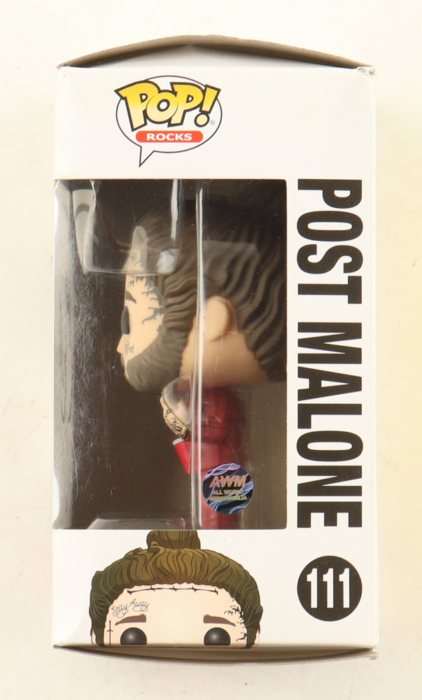 Post Malone Signed "Post Malone" #111 Funko Pop! Vinyl Figure (AWM) at PristineAuction.com Post Malone Signed "Post Malone" #111 Funko Pop! Vinyl Figure (AWM) at PristineAuction.com