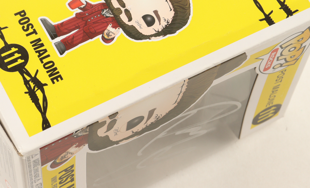 Post Malone Signed "Post Malone" #111 Funko Pop! Vinyl Figure (AWM) at PristineAuction.com Post Malone Signed "Post Malone" #111 Funko Pop! Vinyl Figure (AWM) at PristineAuction.com