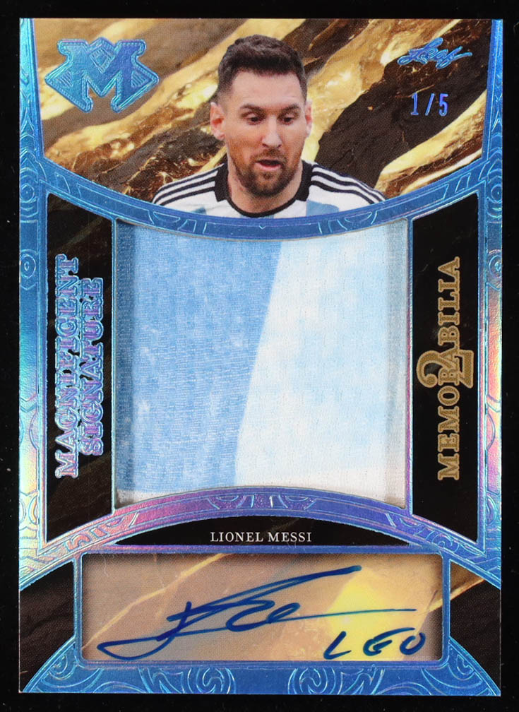 Lionel Messi / Stephen Curry 2023 Leaf Magnificence Magnificent Dual ...