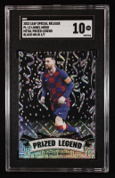 Lionel Messi 2023 Leaf Metal Special Release Prized Legend Black Mojo #PL12 #1/7 (SGC 10) at PristineAuction.com