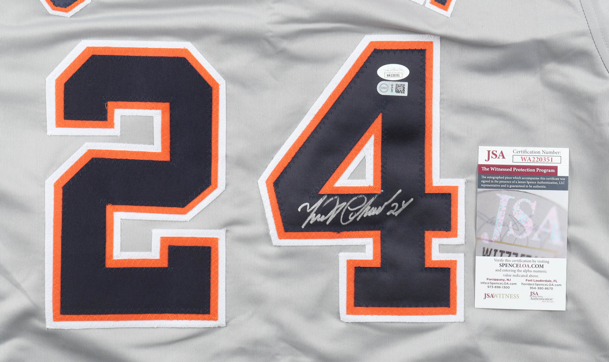 Miguel Cabrera Signed Jersey (JSA & USA SM) at PristineAuction.com Miguel Cabrera Signed Jersey (JSA & USA SM) at PristineAuction.com