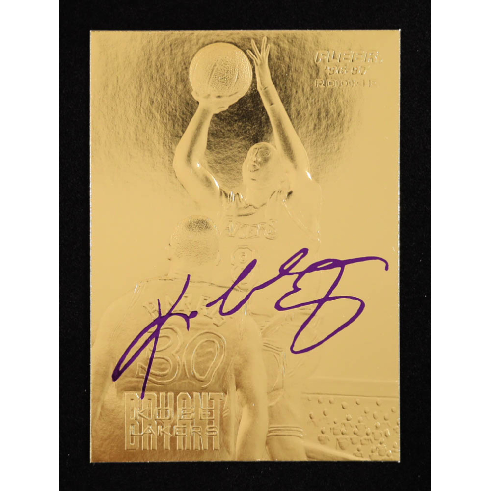 Kobe Bryant 1996-97 Fleer Purple Signature 23Kt Gold at PristineAuction.com