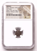 "Widow's Mite" Rare Certified Biblical 2000 Year Old Coin From The Holy Land (NGC) at PristineAuction.com