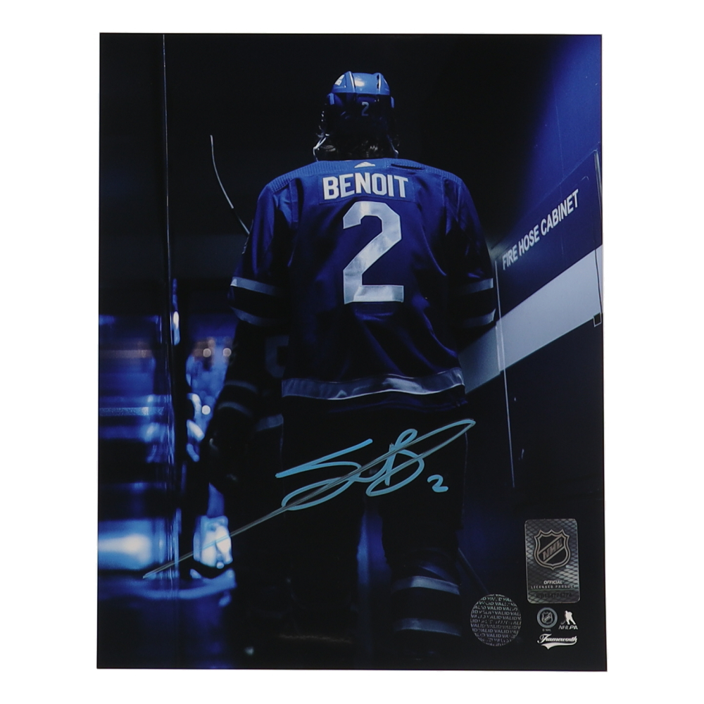 Simon Benoit Signed Maple Leafs 8x10 Photo (Premium Autographs) at PristineAuction.com