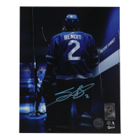 Simon Benoit Signed Maple Leafs 8x10 Photo (Premium Autographs) at PristineAuction.com