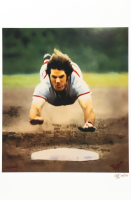 "Pete Rose" Reds LE 12x18 Lithograph by Joshua Barton #/500 (PA) at PristineAuction.com