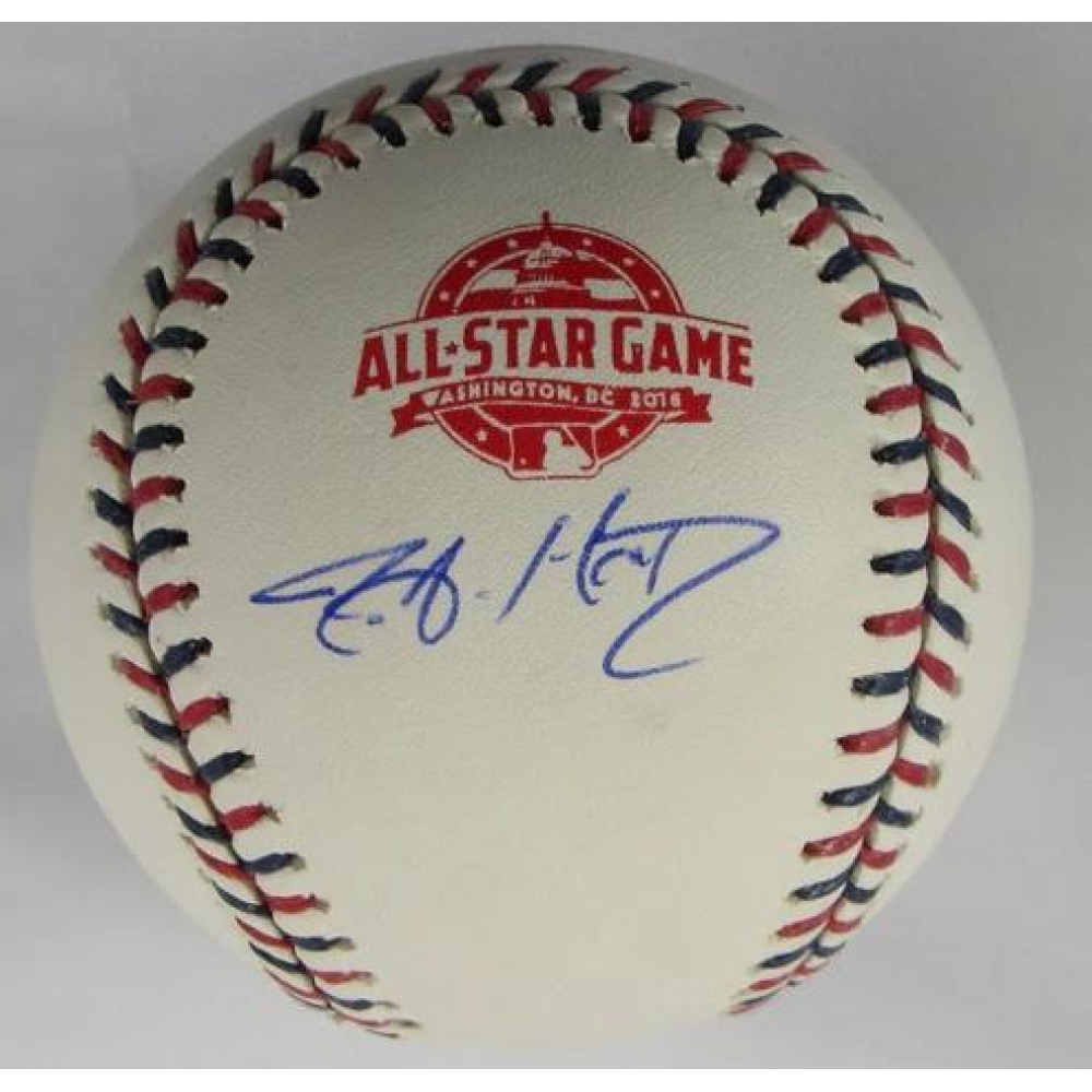 J. A. Happ Signed 2018 All-Star Game Logo Baseball (JSA) at PristineAuction.com