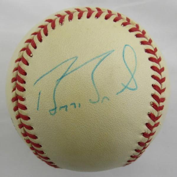 Barry Bonds Signed ONL Baseball (JSA) at PristineAuction.com Barry Bonds Signed ONL Baseball (JSA) at PristineAuction.com