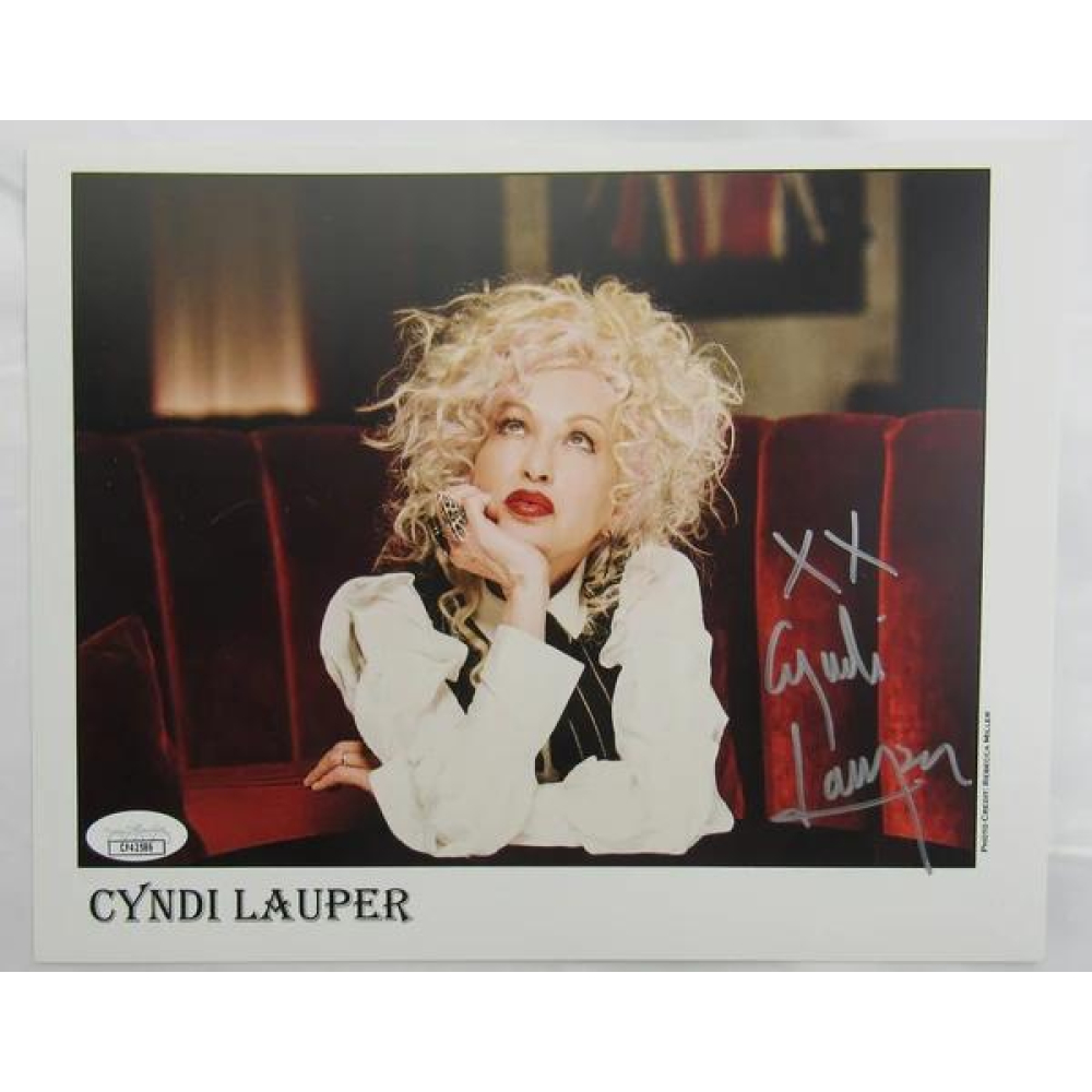 Cyndi Lauper Signed 8x10 Photo (JSA) at PristineAuction.com