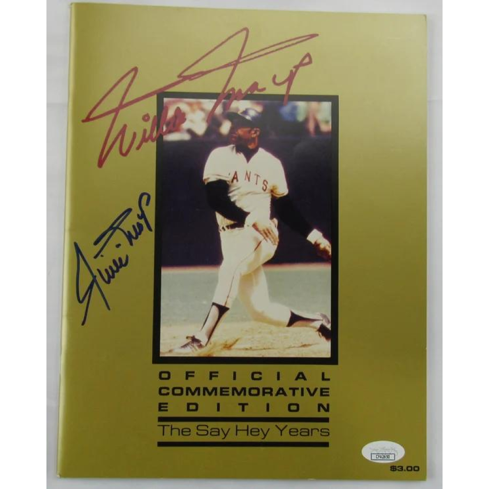 Willie Mays Signed Commemorative Magazine (JSA) at PristineAuction.com