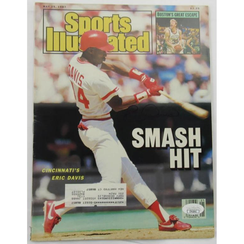 Eric Davis Signed "Sports Illustrated" Magazine (JSA) at PristineAuction.com