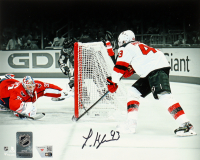 Luke Hughes Signed Devils 8x10 Photo (Fanatics) at PristineAuction.com