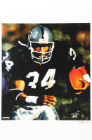 "Bo Jackson" Raiders LE 12x18 Lithograph by Joshua Barton #/500 (PA) at PristineAuction.com