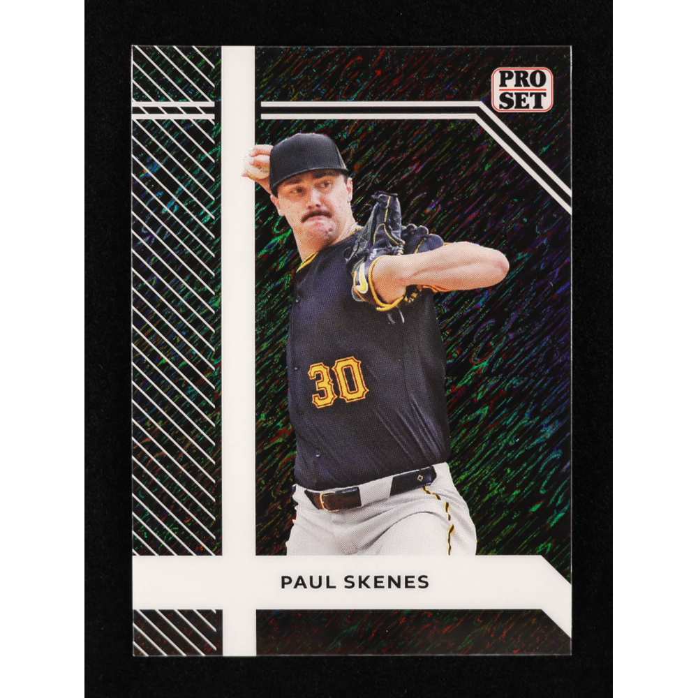 Paul Skenes 2024 Leaf Pro Set Black Shimmer #PSB-5 #08/25 at PristineAuction.com