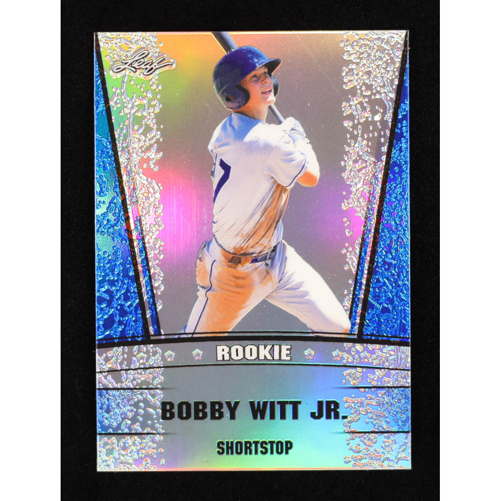 Bobby Witt Jr. 2019 Leaf Rookie Prismatic Blue #RS-04 #06/20 RC at PristineAuction.com