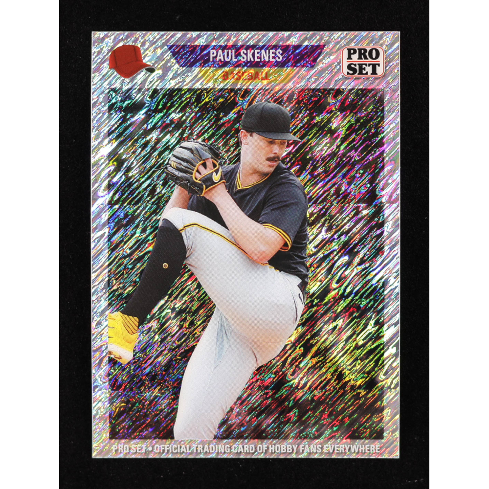 Paul Skenes 2024 Leaf Collective Promo '89 Pro Set Shimmer Silver #89B5 #6/7 RC at PristineAuction.com