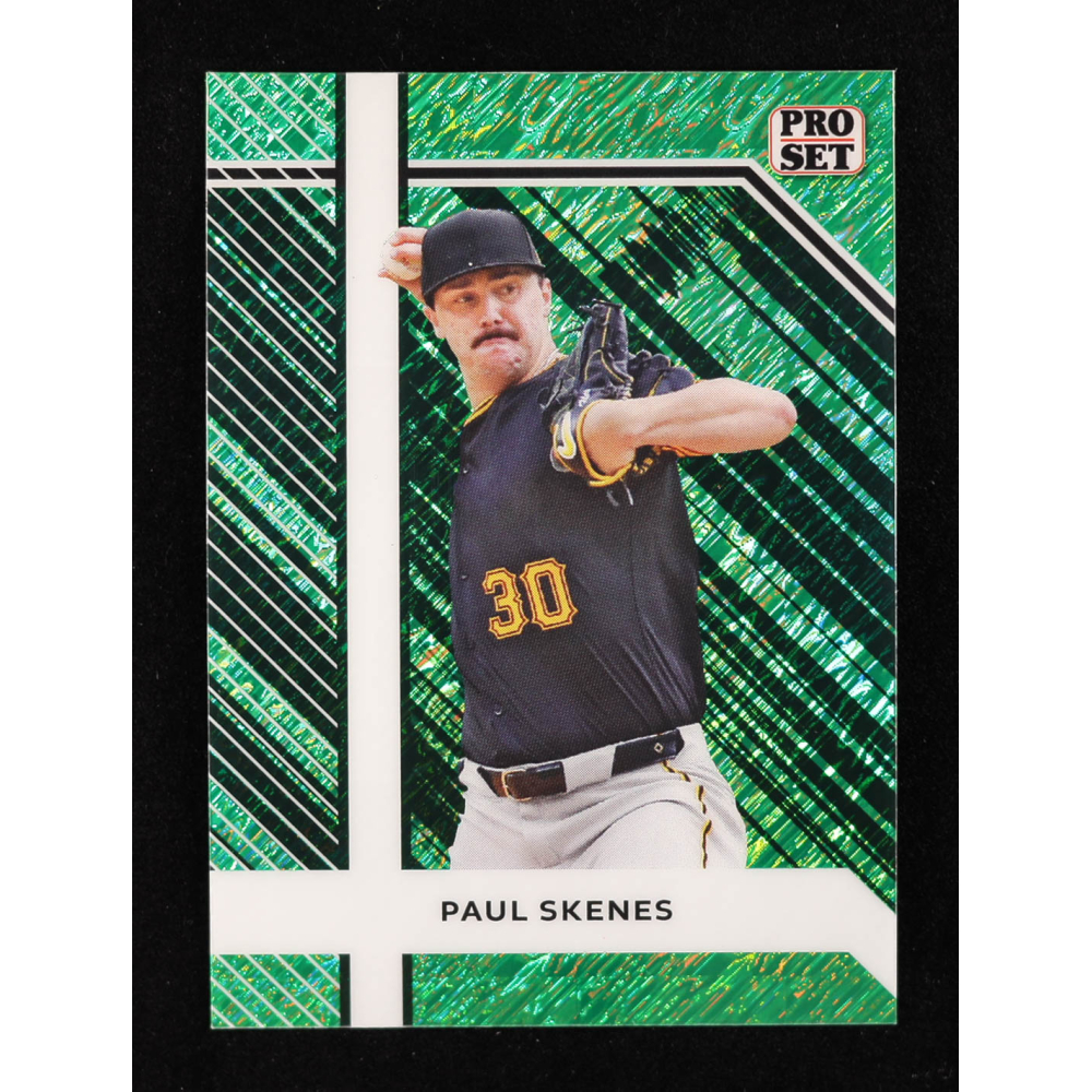 Paul Skenes 2024 Leaf Collective Promo Pro Set Shimmer Green #PSB5 #10/50 RC at PristineAuction.com