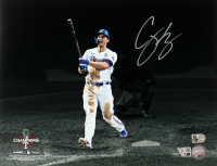 Corey Seager Signed Rangers 11x14 Photo (Fanatics & MLB) at PristineAuction.com