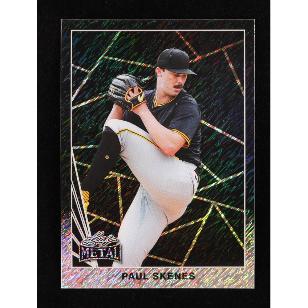 Paul Skenes 2024 Leaf Collective Promo '90 Leaf Shimmer Black #90B5 #06/25 RC at PristineAuction.com