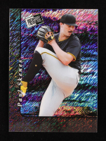 Paul Skenes 2024 Leaf Collective Promotional 2000 Press Pass Black Shimmer #20B-5 #20/25 RC at PristineAuction.com