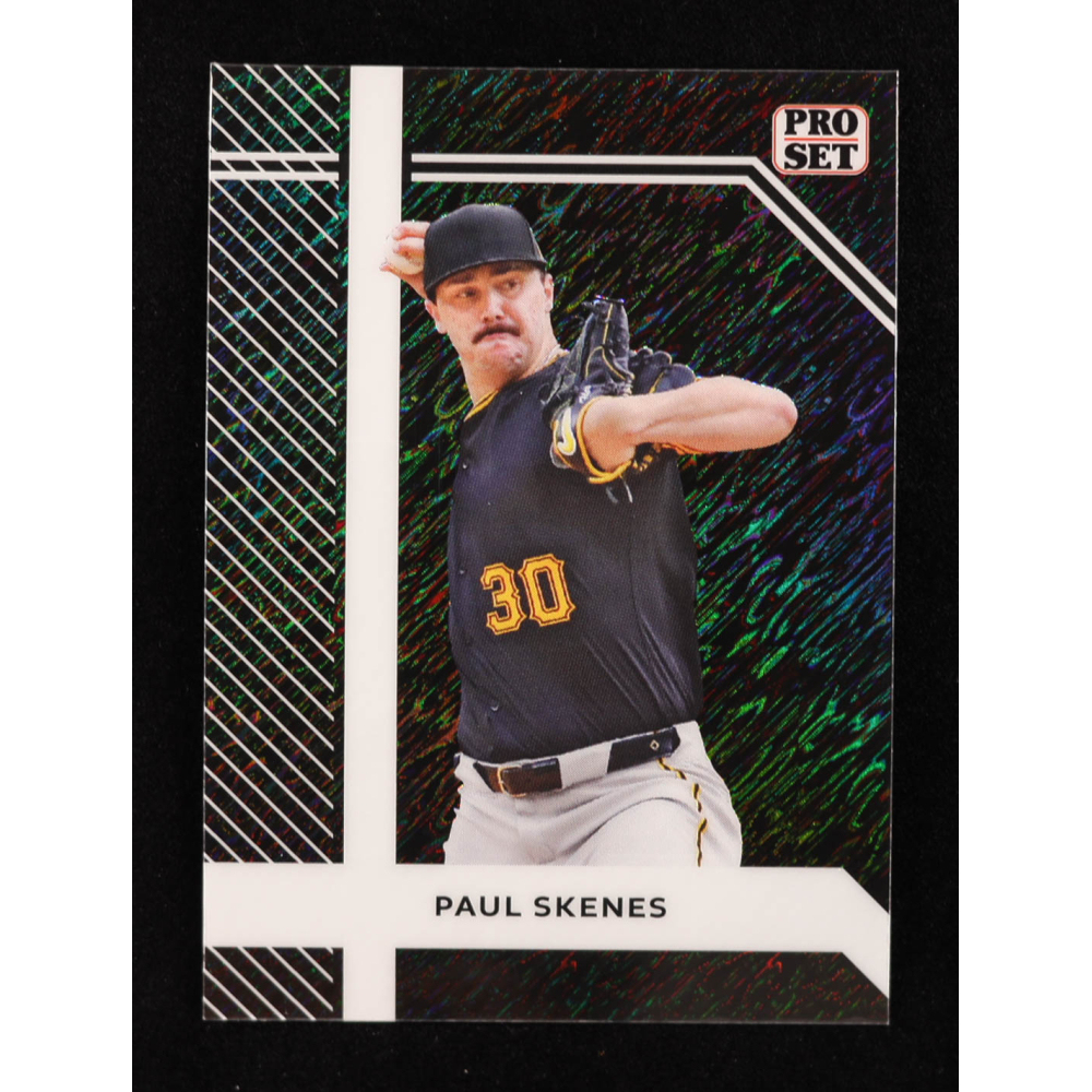 Paul Skenes 2024 Leaf Collective Promo Pro Set Shimmer Black #PSB5 #10/25 RC at PristineAuction.com
