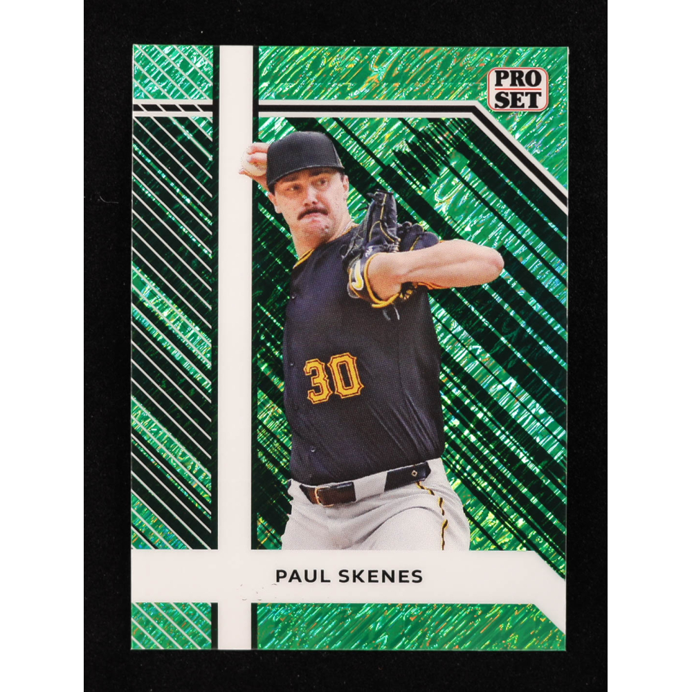 Paul Skenes 2024 Leaf Collective Promo Pro Set Shimmer Green #PSB5 #36/50 RC at PristineAuction.com