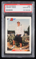 Chipper Jones 1992 Bomwan #28 RC (PSA 10) at PristineAuction.com