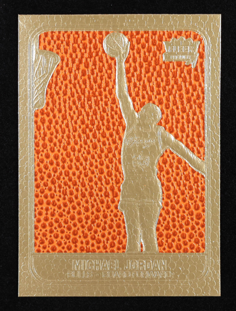 Michael Jordan 1997 Fleer Premier Feel the Game 23KT Gold Card