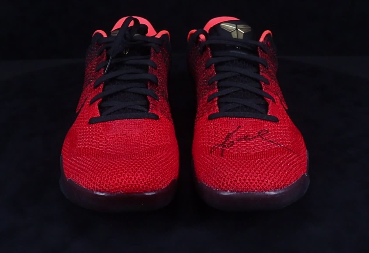 Kobe Bryant Signed Pair of Kobe XI Elite Low Basketball Shoes (PSA LOA) at PristineAuction.com