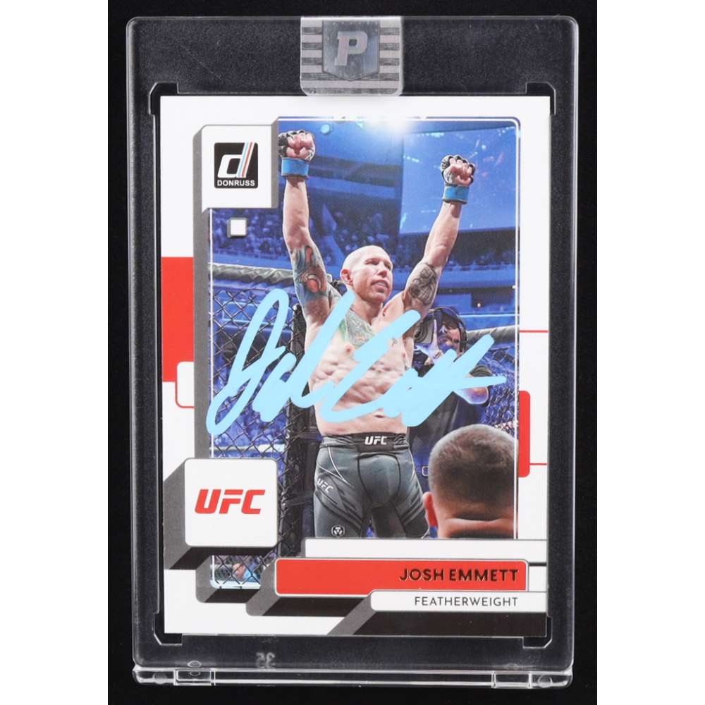 Josh Emmett Signed 2023 Donruss UFC #64 (PA) at PristineAuction.com