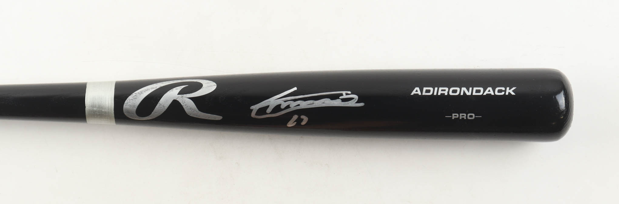 Vladimir Guerrero Jr. Signed Adirondack Pro Baseball Bat (MLB & Fanatics) at PristineAuction.com Vladimir Guerrero Jr. Signed Adirondack Pro Baseball Bat (MLB & Fanatics) at PristineAuction.com