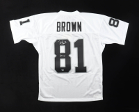 Tim Brown Signed Raiders Mitchell & Ness Authentic Jersey Inscribed "HOF 15" (Fanatics) at PristineAuction.com