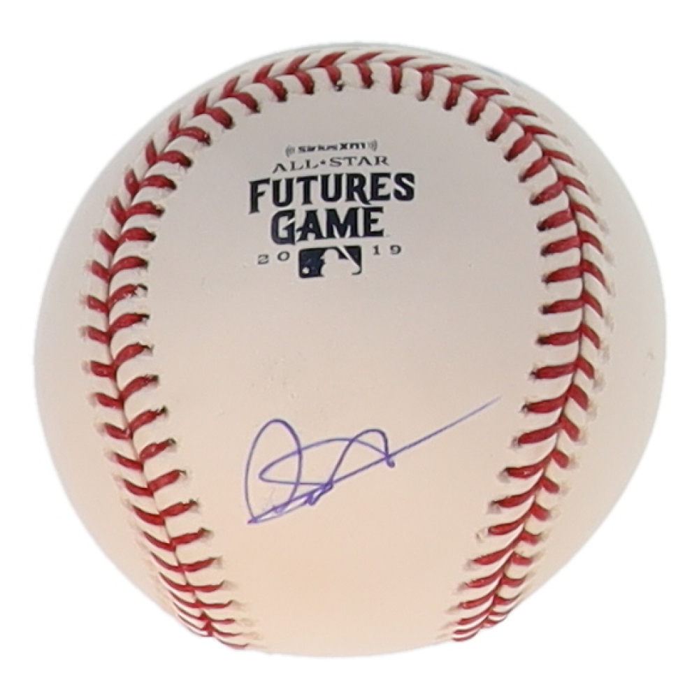 Deivi Garcia Signed OML 2019 All-Star Futures Game Logo Baseball (JSA) at PristineAuction.com