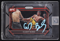 Gilbert Burns Signed 2023 Panini Prizm UFC #42 (PA) at PristineAuction.com