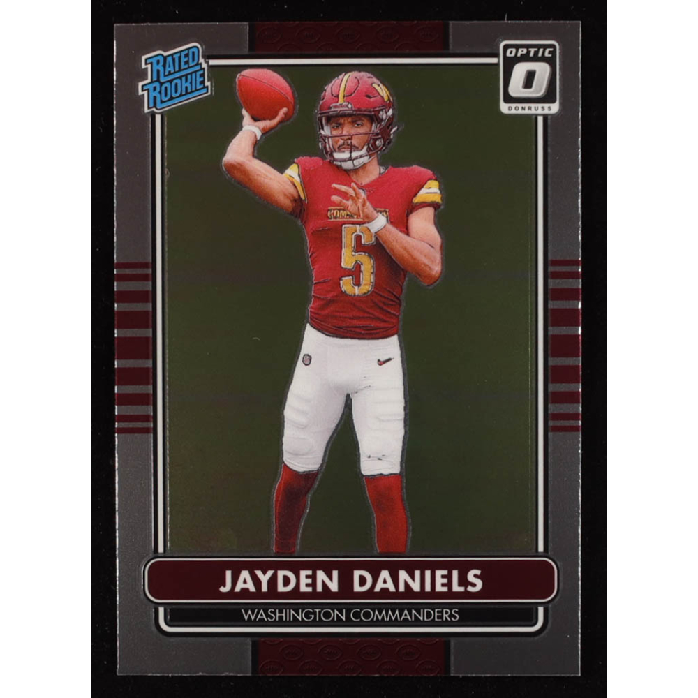Jayden Daniels 2024 Donruss Optic '14 Retro Series #2 RC at PristineAuction.com
