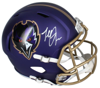 Terrell Suggs Signed Ravens Full-Size Alternate Speed Helmet (Beckett) at PristineAuction.com