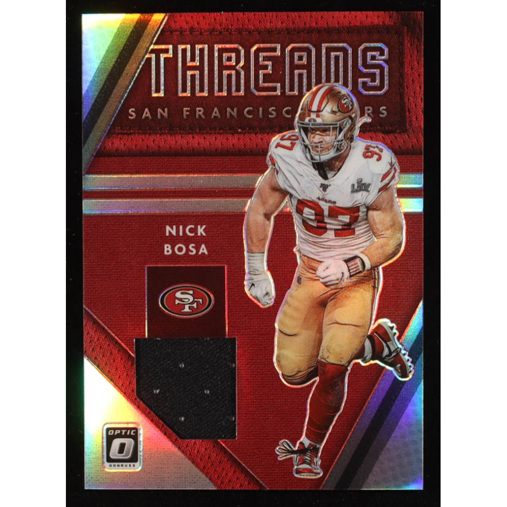 Nick Bosa 2020 Donruss Optic Donruss Threads #DTNB at PristineAuction.com