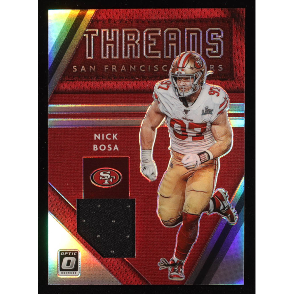 Nick Bosa 2020 Donruss Optic Donruss Threads #DTNB at PristineAuction.com