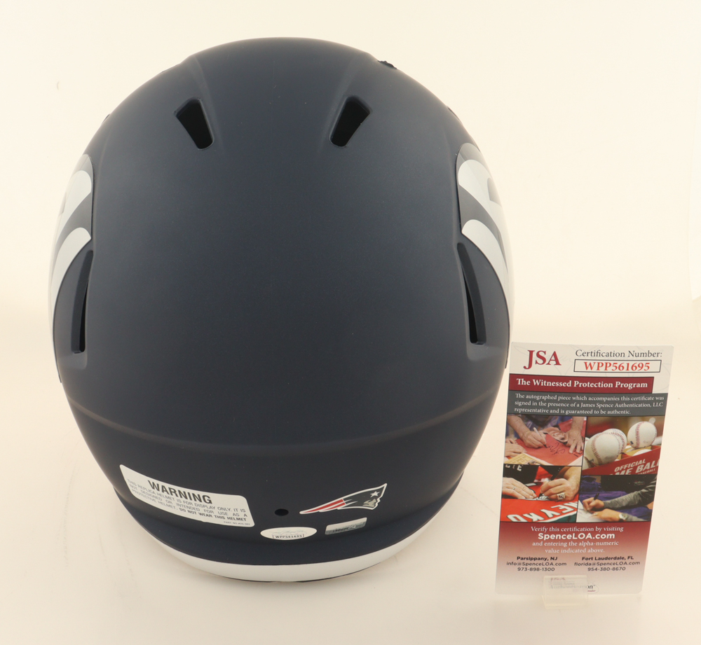 N'Keal Harry Signed Patriots Full-Size AMP Alternate Speed Helmet (JSA) at PristineAuction.com N'Keal Harry Signed Patriots Full-Size AMP Alternate Speed Helmet (JSA) at PristineAuction.com