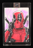 Deadpool | Marvel | Original Art Sketch Card by Tom Hodges (1/1 Original Art) at PristineAuction.com